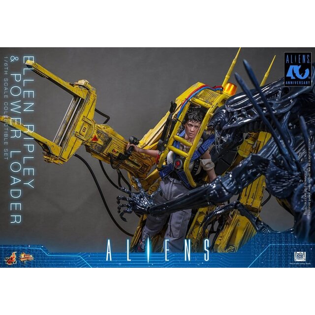 Alien Movie Masterpiece Figure Set Ellen Ripley and Power Loader 52cm