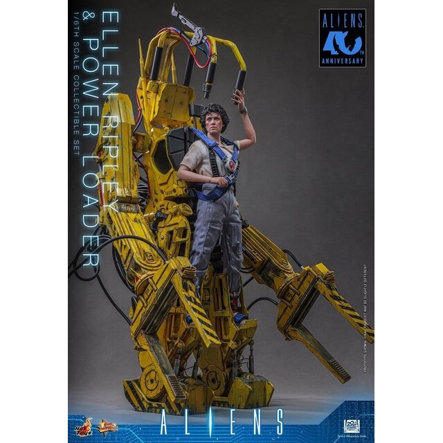 Alien Movie Masterpiece Figure Set Ellen Ripley and Power Loader 52cm