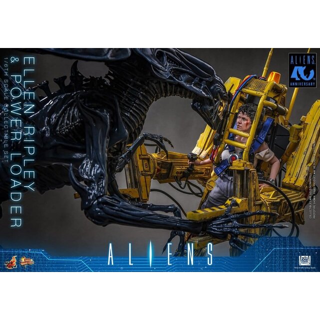 Alien Movie Masterpiece Figure Set Ellen Ripley and Power Loader 52cm