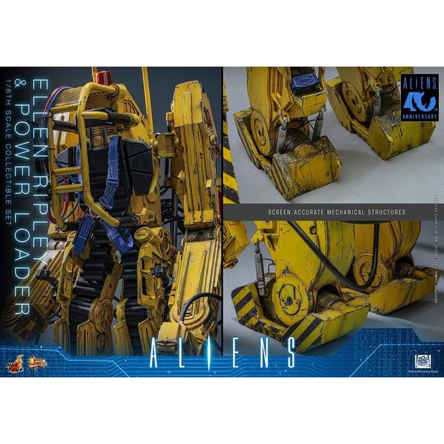 Alien Movie Masterpiece Figure Set Ellen Ripley and Power Loader 52cm