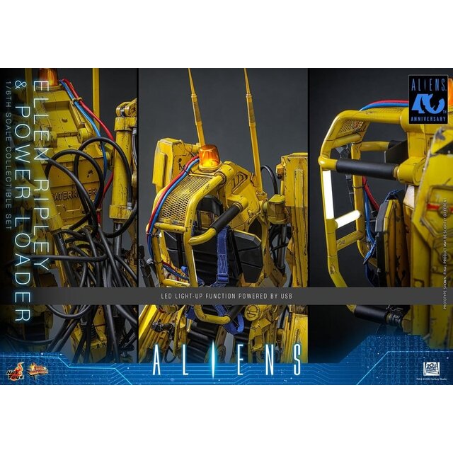 Alien Movie Masterpiece Figure Set Ellen Ripley and Power Loader 52cm