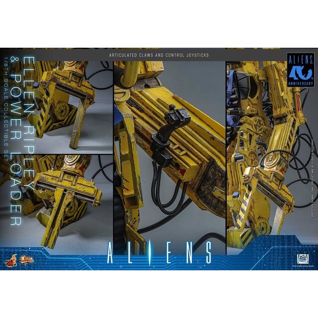 Alien Movie Masterpiece Figure Set Ellen Ripley and Power Loader 52cm