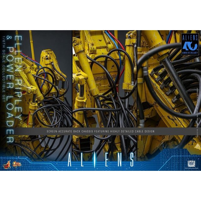 Alien Movie Masterpiece Figure Set Ellen Ripley and Power Loader 52cm