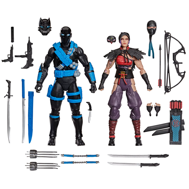 G.I. Joe Classified Series #223 Ninja Force Snake Eyes & Kim “Jinx” Arashikage Action Figures 15cm