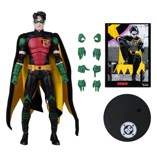 DC Direct Page Punchers Robin Tim Drake (Nightwing #81) Action Figure (Red Platinum) 18cm