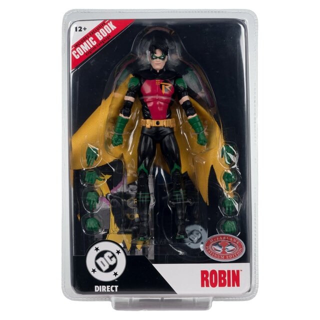 DC Direct Page Punchers Robin Tim Drake (Nightwing #81) Action Figure (Red Platinum) 18cm