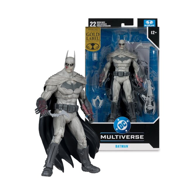 DC Multiverse Batman Arkham City (Bloody) (Gold Label) Action Figure 18cm