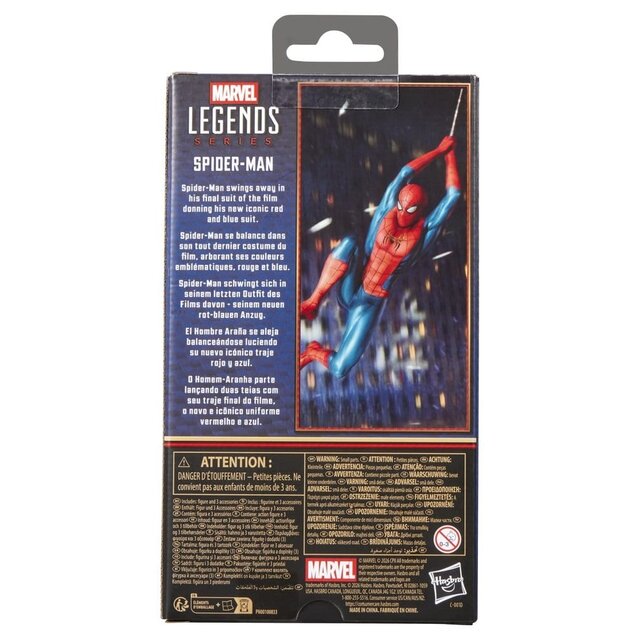 Spider-Man: No Way Home Marvel Legends Series Spider-Man Action Figure 15cm
