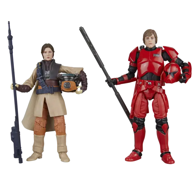 Star Wars The Black Series Luke Skywalker (Imperial Guard) & Princess Leia Organa (Boushh) 15cm