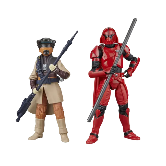 Star Wars The Black Series Luke Skywalker (Imperial Guard) & Princess Leia Organa (Boushh) 15cm