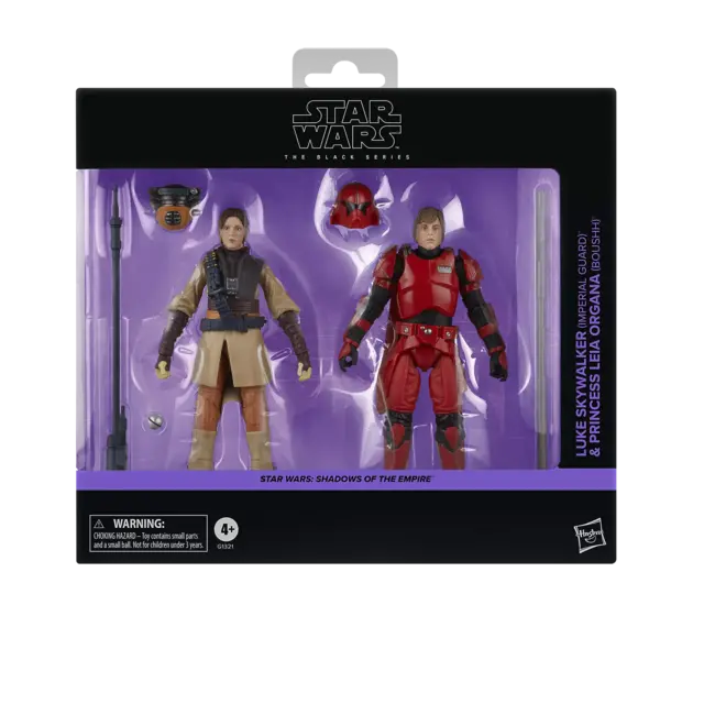Star Wars The Black Series Luke Skywalker (Imperial Guard) & Princess Leia Organa (Boushh) 15cm