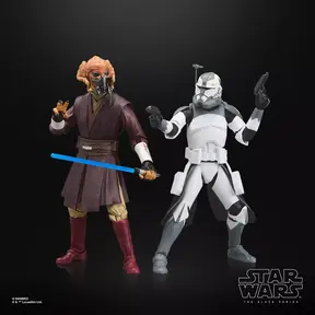 Star Wars Black Series Plo Koon & Clone Commander Wolffe