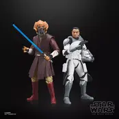 Star Wars Black Series Plo Koon & Clone Commander Wolffe Action Figures 15cm