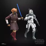 Star Wars Black Series Plo Koon & Clone Commander Wolffe Action Figures 15cm