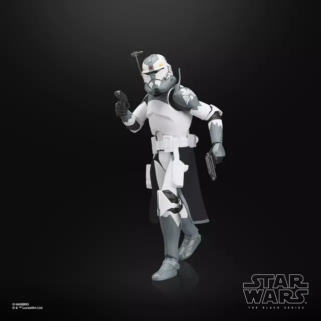 Star Wars Black Series Plo Koon & Clone Commander Wolffe Action Figures 15cm