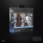 Star Wars Black Series Plo Koon & Clone Commander Wolffe Action Figures 15cm