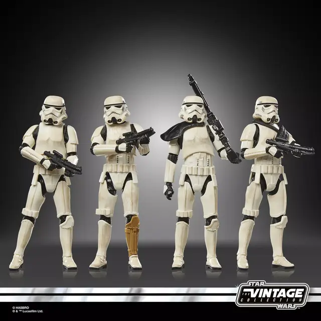 Star Wars Vintage Collection Imperial Remnant Stormtrooper 4-Pack 10cm