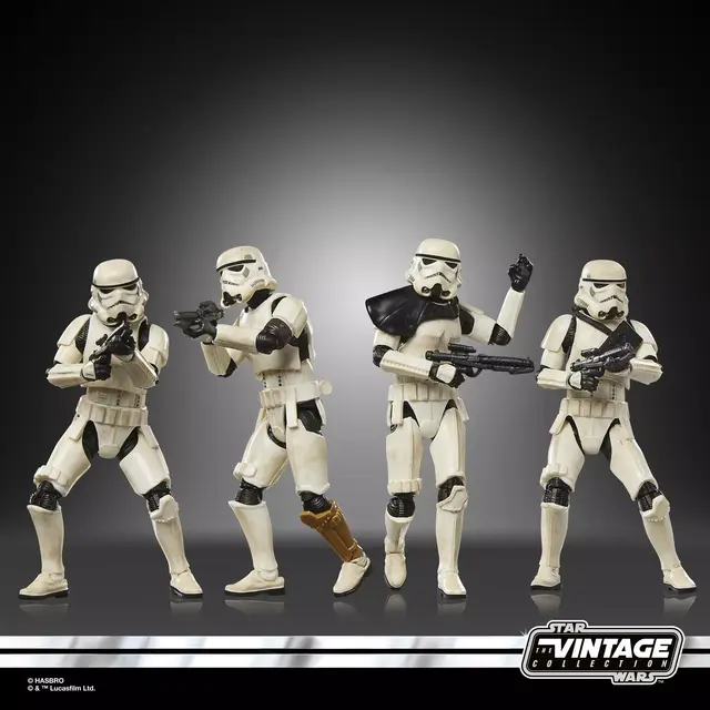 Star Wars Vintage Collection Imperial Remnant Stormtrooper 4-Pack 10cm