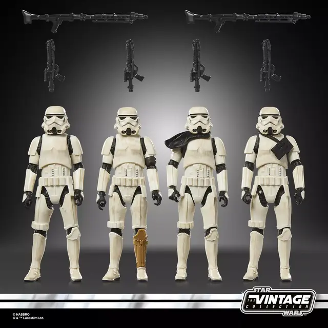 Star Wars Vintage Collection Imperial Remnant Stormtrooper 4-Pack 10cm