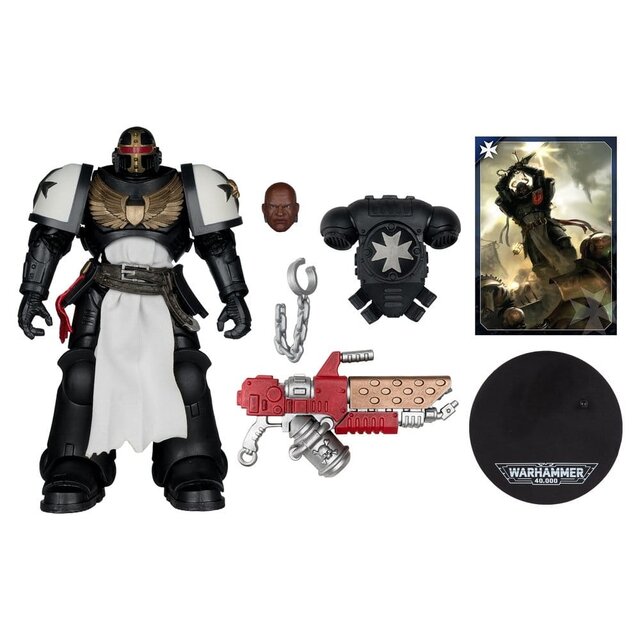 Warhammer 40,000 Primaris Crusader (Black Templars) Action Figure 18cm