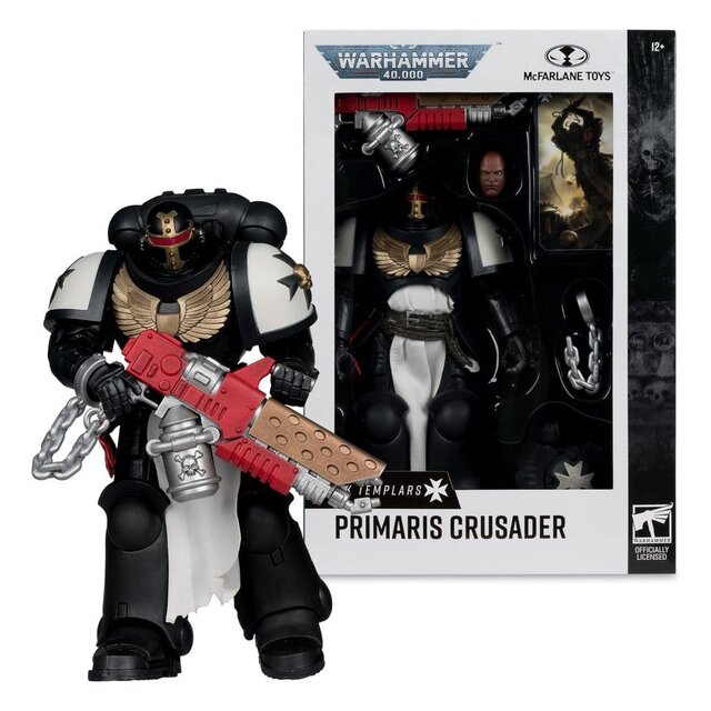 Warhammer 40,000 Primaris Crusader (Black Templars) Action Figure 18cm