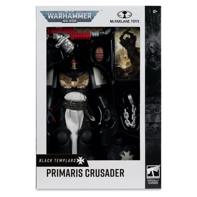 Warhammer 40,000 Primaris Crusader (Black Templars) Action Figure 18cm