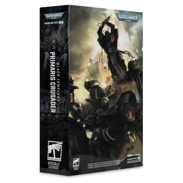 Warhammer 40,000 Primaris Crusader (Black Templars) Action Figure 18cm