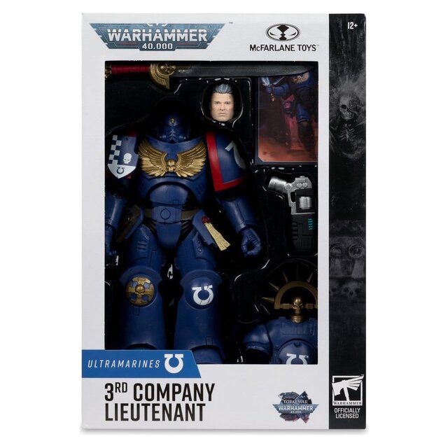Warhammer 40,000 3rd Company Lieutenant (Ultramarines) Action Figure 18cm