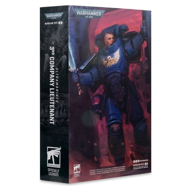 Warhammer 40,000 3rd Company Lieutenant (Ultramarines) Action Figure 18cm