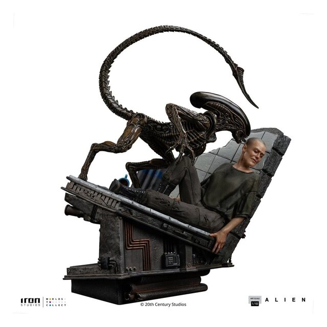 Alien 3 Art Scale Statue 1/10 Ellen Ripley & Dog Alien 23cm