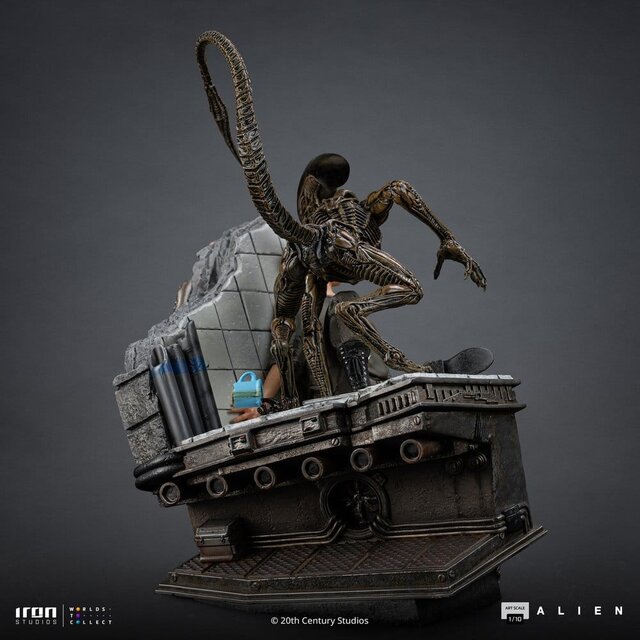 Alien 3 Art Scale Statue 1/10 Ellen Ripley & Dog Alien 23cm