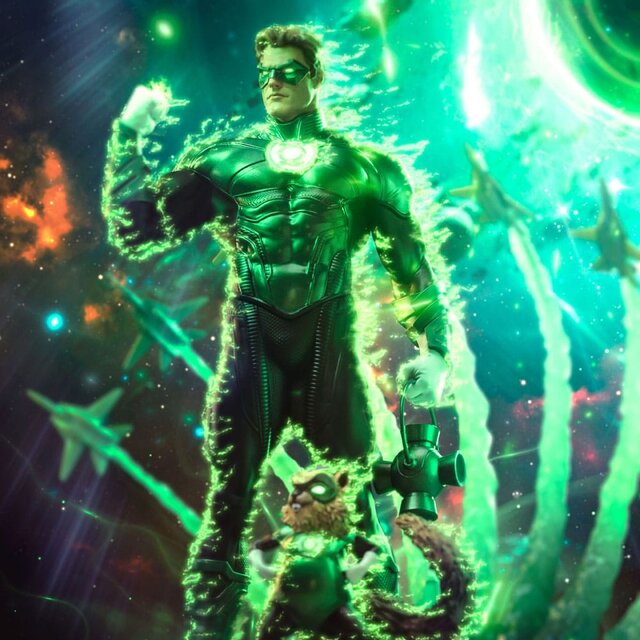 DC Comics Art Scale Deluxe Statue 1/10 Green Lantern Unleashed 24cm