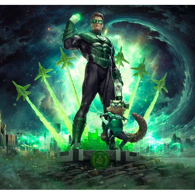 DC Comics Art Scale Deluxe Statue 1/10 Green Lantern Unleashed 24cm