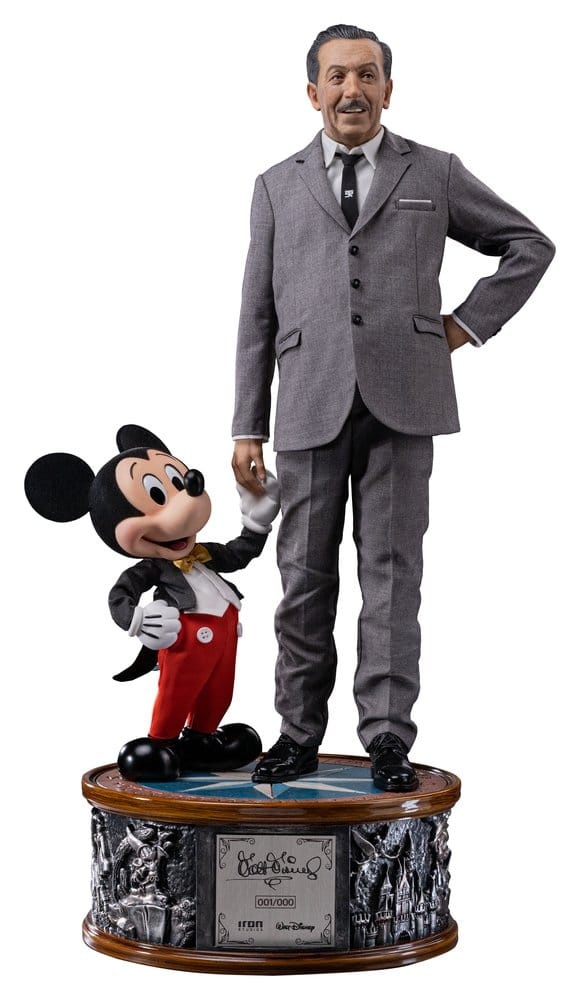 Iron Studios Disney Classics Legacy Replica Statue Walt Disney & Mickey Mouse
