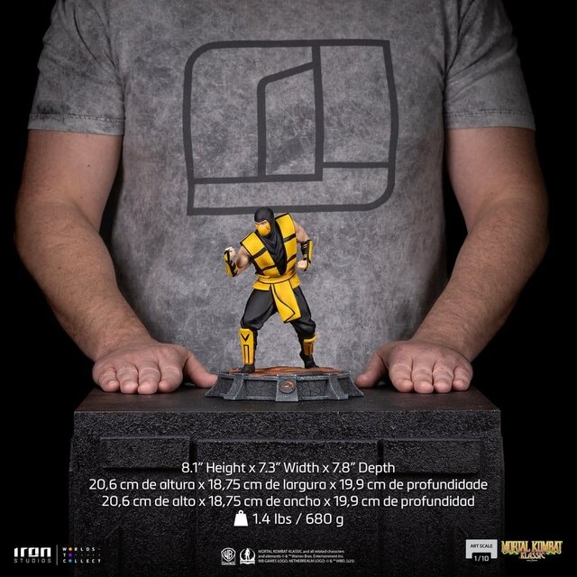 Mortal Kombat Art Scale Statue 1/10 Scorpion (Variant) exclusive 21cm