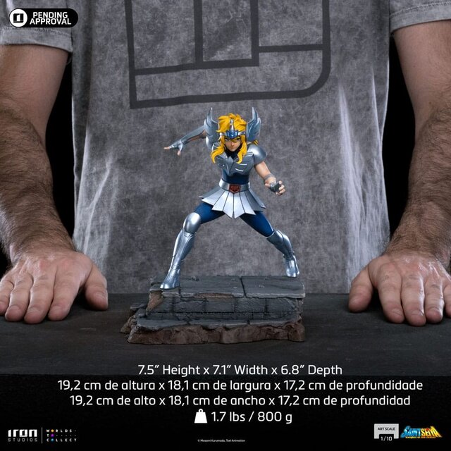 Saint Seiya Scale Statue 1/10 Cygnus Hyoga 19cm