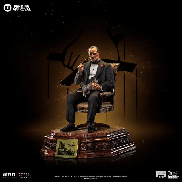 The Godfather Scale Statue 1/10 Don Vito Corleone 19 cm