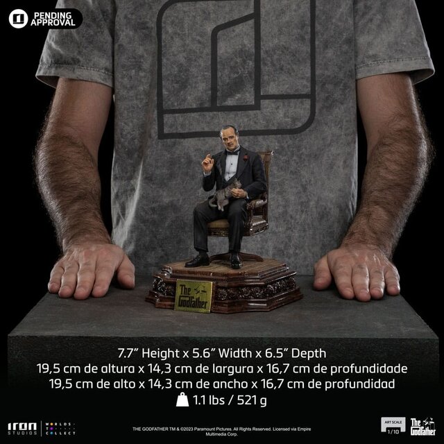 The Godfather Scale Statue 1/10 Don Vito Corleone 19 cm