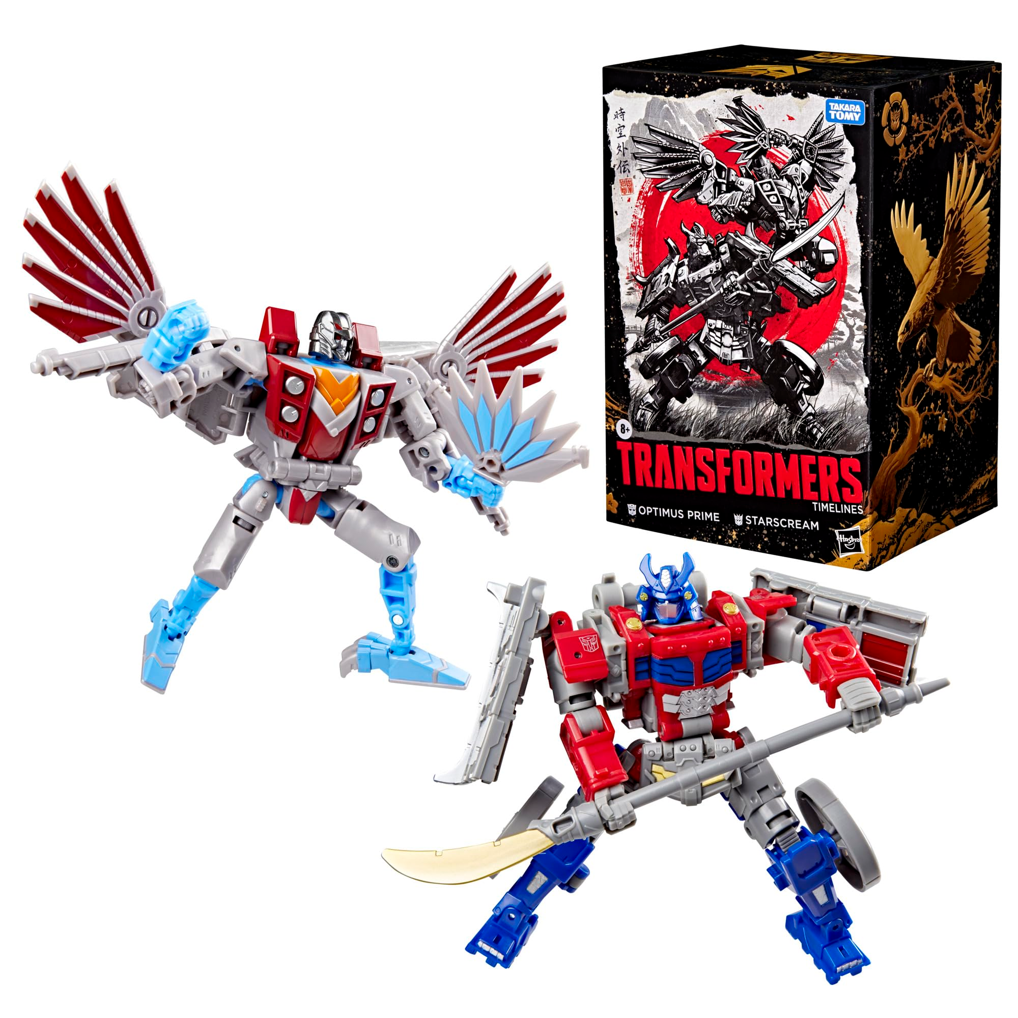 Hasbro Transformers Timelines Optimus Prime and Starscream