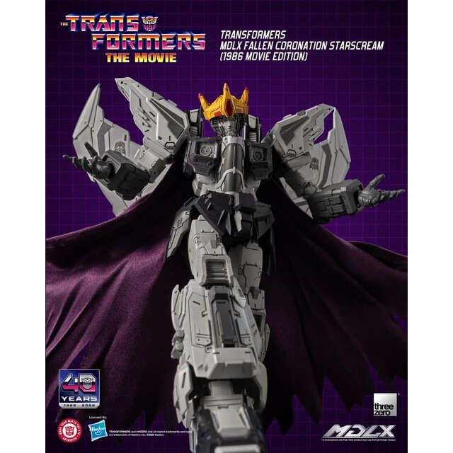 Transformers MDLX Fallen Coronation Starscream (1986 Movie Edition) Action Figure 20cm