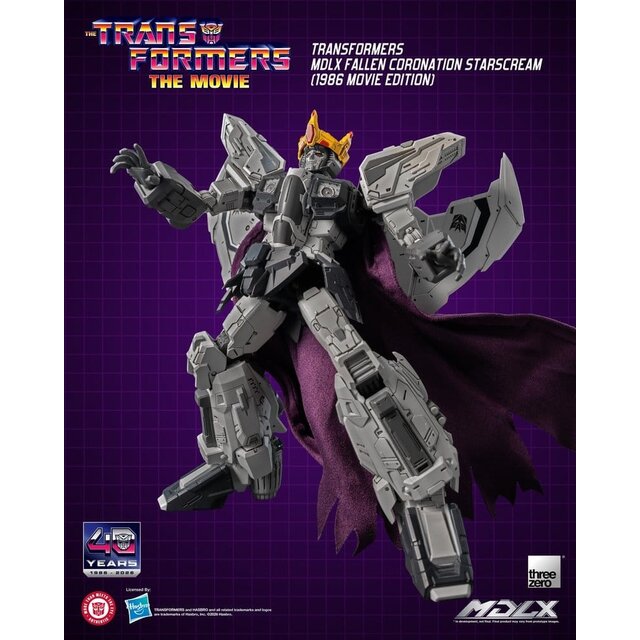 Transformers MDLX Fallen Coronation Starscream (1986 Movie Edition) Action Figure 20cm