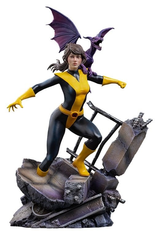 Iron Studios Marvel Kitty Pride & Lockheed Statue