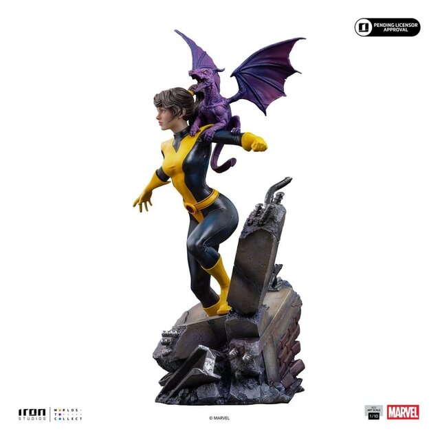 Marvel Kitty Pride & Lockheed X-Men Comics BDS Art Scale Statue 24cm