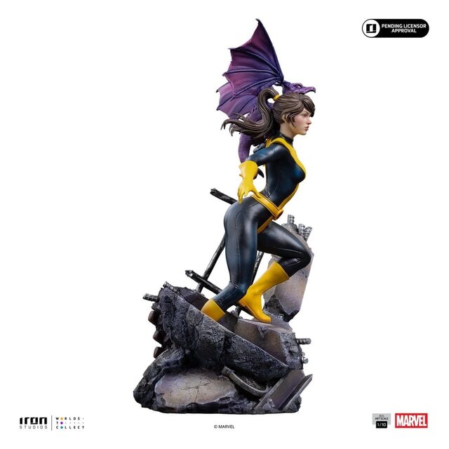 Marvel Kitty Pride & Lockheed X-Men Comics BDS Art Scale Statue 24cm