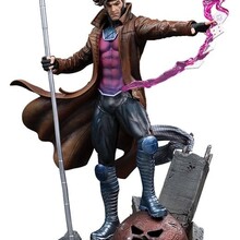 Marvel Gambit Unleashed Art Scale Statue