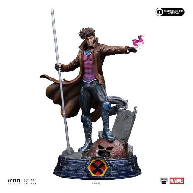 Marvel Gambit Unleashed Art Scale Statue 1/10 Gambit 28cm