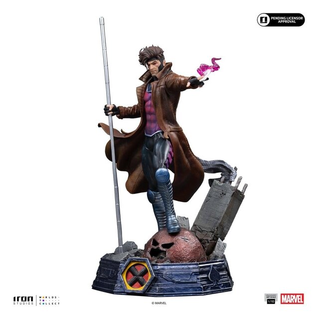 Marvel Gambit Unleashed Art Scale Statue 1/10 Gambit 28cm