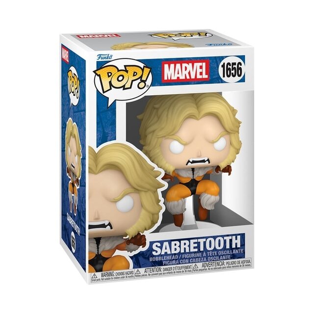 POP! Marvel Sabertooth #1656 Bobblehead 10cm