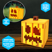 Minecraft Light Jack O Lantern Pumpkin Lantern 23cm