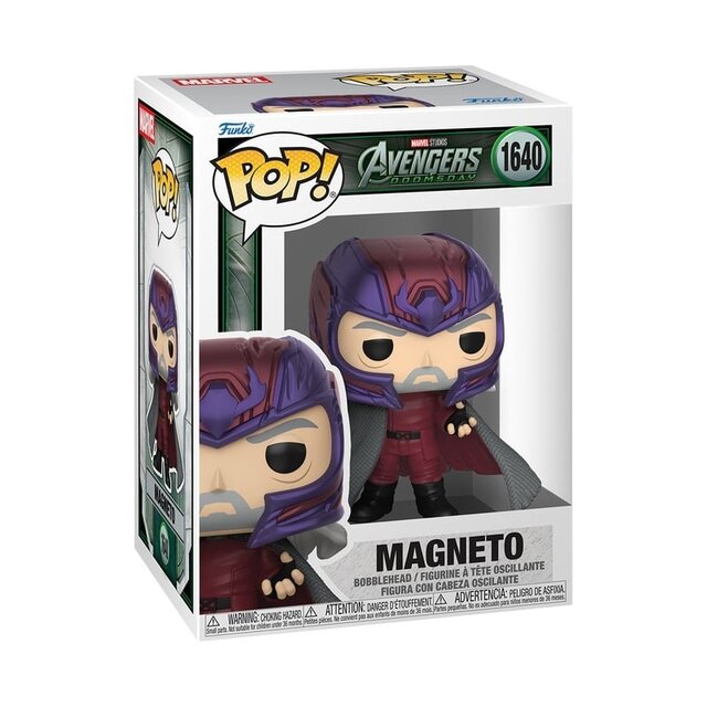 POP! Avengers Doomsday Magneto #1640 Bobblehead 10cm